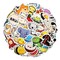 Wrapables Waterproof Vinyl Stickers for Water Bottles, Laptop, Phones, Skateboards, Decals for Teens, 108pcs, Cute Stuff